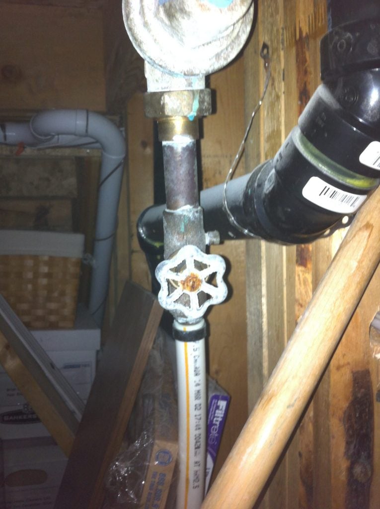 water shut-off valve