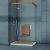 shower with glass door